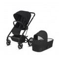 Cybex Balios S Lux Pram with Carry Cot - Deep Black