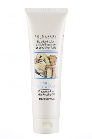 Aromababy Pure Baby Wash with organic rosehip oil 150ml