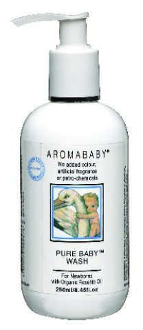 Aromababy Pure Baby Wash with organic rosehip oil 250ml