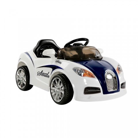 Bugatti Kids Ride On Car with Remote Control Blue White