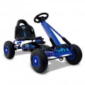 Rigo Kids Pedal Powered Racing Go Kart Blue