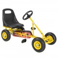 Kids Pedal Powered Racing Go Kart Yellow