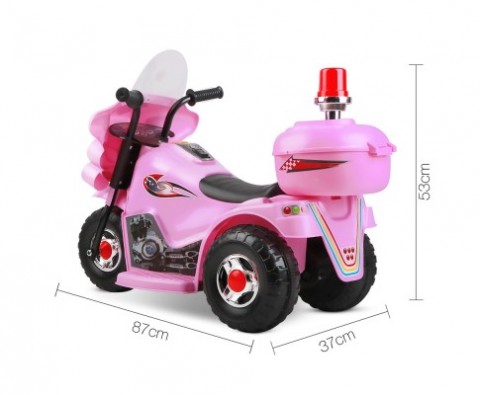 Kids Ride on Motorbike Pink