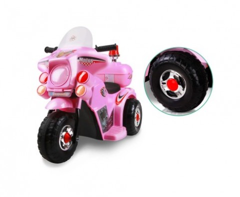 Kids Ride on Motorbike Pink