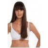 New Beginnings Ugrow Microfibre Breast Feeding Bra White L