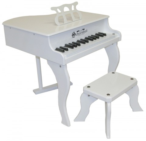 Schoenhut White Baby Grand Piano - 30 keys Schoenhut White Baby Grand Piano - 30 keys