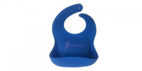 Kaninna Silicone Bib - Blue Kaninna Silicone Bib - Blue