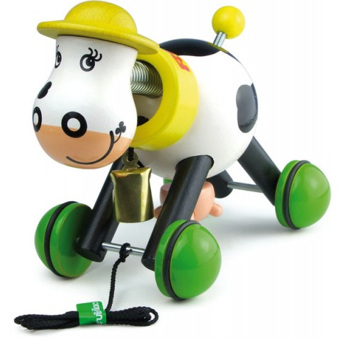 Vilac Rosy The Cow Pull Toy 