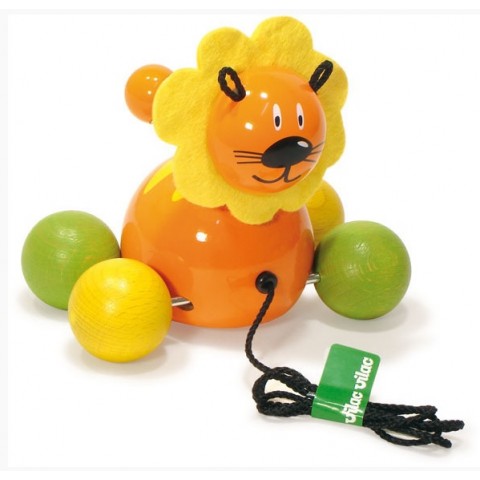 Vilac Baby Lion Pull Toy 
