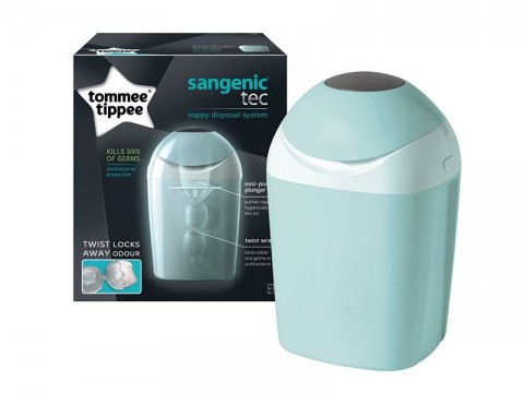 Tommee Tippee Sangenic Nappy Disposal System Starter Kit Tub plus 1 Refill