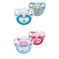 NUK Classic Happy Days Silicone Soother 2 pack - Size 1 (0 - 6 months)