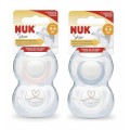 NUK Pacifier Star Silicone 2 pack - Size 1 (0 - 6 months)