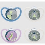 NUK Space Night Silicone Soother 2 pack - Size 2 (6 - 18 months)
