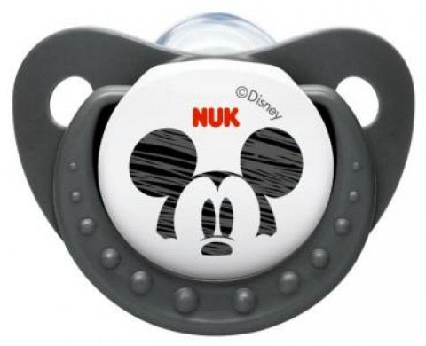 NUK Trendline Mickey Mouse Silicone Soother 2 pack - Size 2 (6 - 18 months) NUK Trendline Mickey Mouse Silicone Soother 2 pack - Size 2 (6 - 18 months)