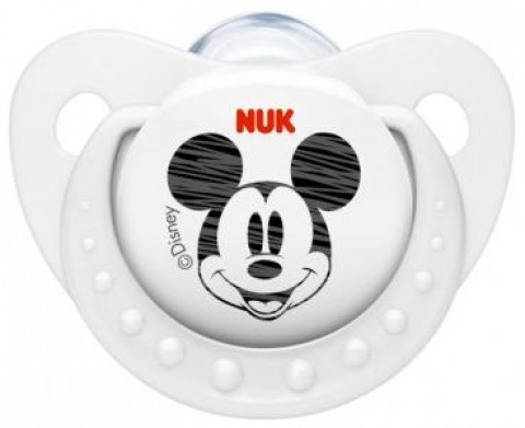 NUK Trendline Mickey Mouse Silicone Soother 2 pack - Size 2 (6 - 18 months) NUK Trendline Mickey Mouse Silicone Soother 2 pack - Size 2 (6 - 18 months)
