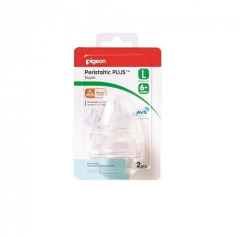 Pigeon Peristaltic Plus Teat L (Y cut) 2pk