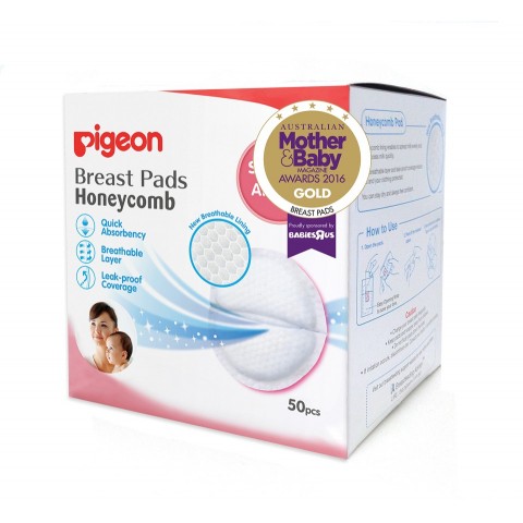 Pigeon Honeycomb Breast Pads 50 pack