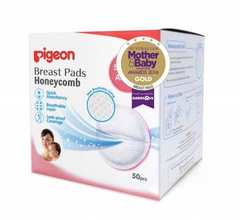 Pigeon Honeycomb Breast Pads 50 pack