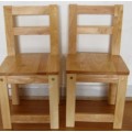 Qtoys Rubber Wood Standard Chair - Set of 2