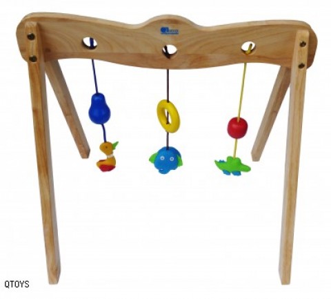 Qtoys Wooden Baby Gym